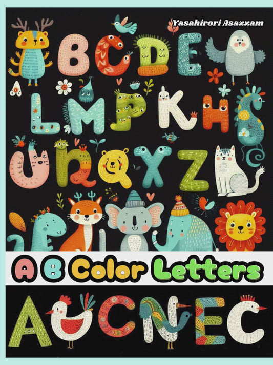A B Color Letters